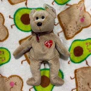 1999 signature bear beanie baby